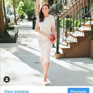 For love or lemons white lace dress XS